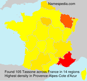 Surname Tassone in France Surname Tassone in France