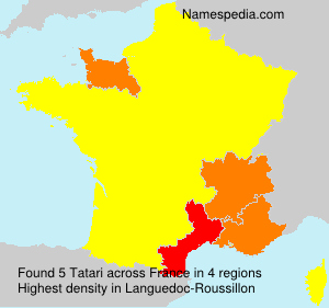 Surname Tatari in France Surname Tatari in France