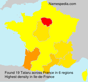 Surname Tataru in France Surname Tataru in France
