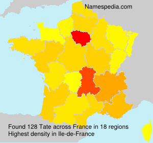 Surname Tate in France Surname Tate in France