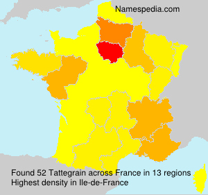 Surname Tattegrain in France Surname Tattegrain in France
