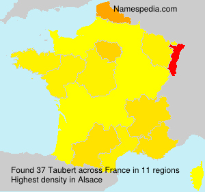 Surname Taubert in France Surname Taubert in France