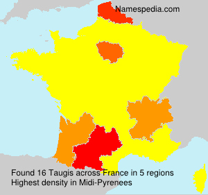 Surname Taugis in France Surname Taugis in France