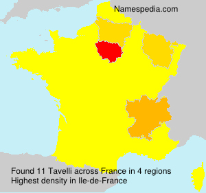 Surname Tavelli in France Surname Tavelli in France