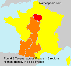 Surname Tavenet in France Surname Tavenet in France