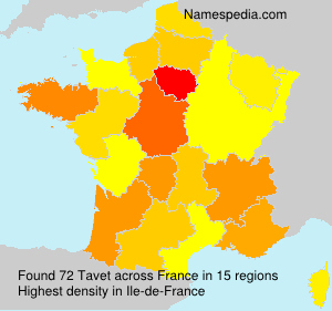 Surname Tavet in France Surname Tavet in France