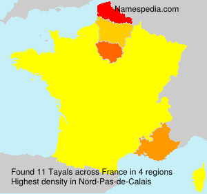 Surname Tayals in France Surname Tayals in France