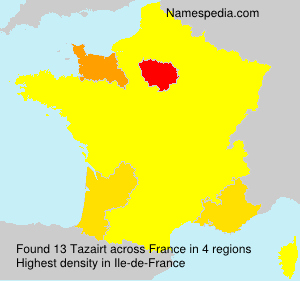 Surname Tazairt in France Surname Tazairt in France