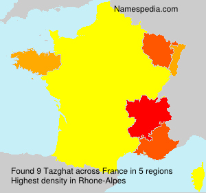 Surname Tazghat in France Surname Tazghat in France