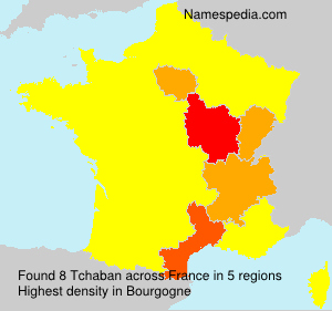 Surname Tchaban in France