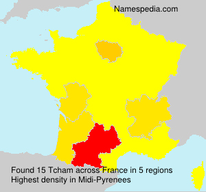 Surname Tcham in France