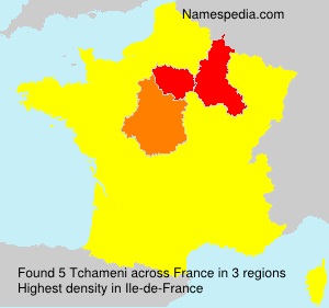 Surname Tchameni in France