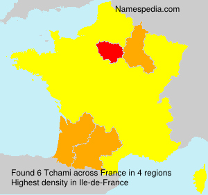 Surname Tchami in France Surname Tchami in France