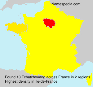Surname Tchatchouang in France