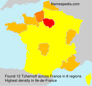 Surname Tchernoff in France