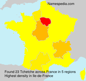 Surname Tchetche in France