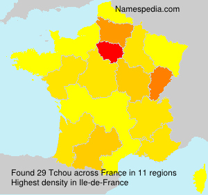 Surname Tchou in France Surname Tchou in France