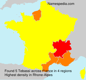Surname Tebassi in France Surname Tebassi in France