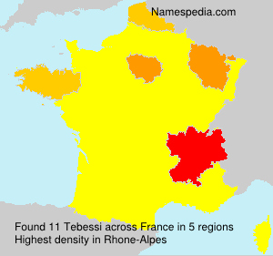 Surname Tebessi in France Surname Tebessi in France