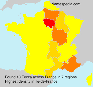 Surname Tecza in France Surname Tecza in France