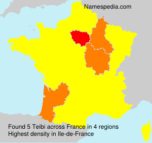 Surname Teibi in France Surname Teibi in France