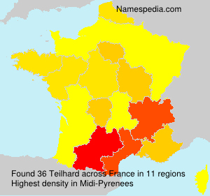 Familiennamen Teilhard - France