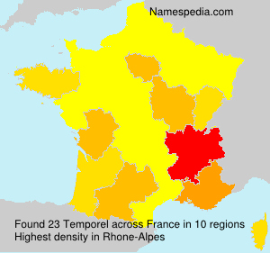 Surname Temporel in France Surname Temporel in France