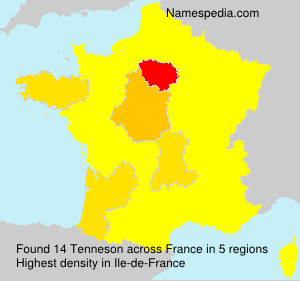 Surname Tenneson in France Surname Tenneson in France