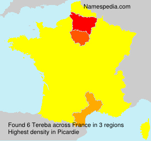 Surname Tereba in France Surname Tereba in France