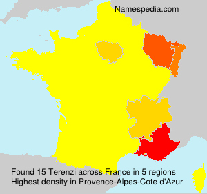 Surname Terenzi in France Surname Terenzi in France