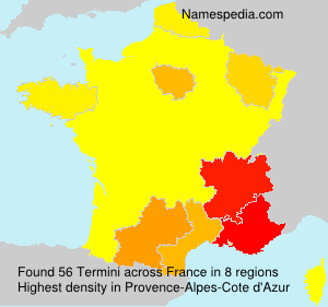Surname Termini in France Surname Termini in France