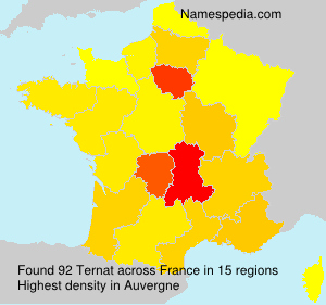 Surname Ternat in France Surname Ternat in France