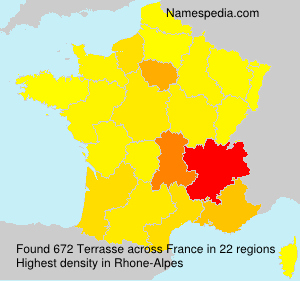 Surname Terrasse in France Surname Terrasse in France
