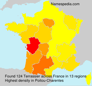 Surname Terrassier in France Surname Terrassier in France