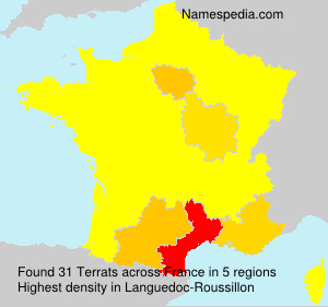 Surname Terrats in France Surname Terrats in France