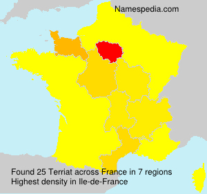 Surname Terriat in France Surname Terriat in France