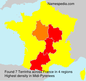 Surname Terrinha in France Surname Terrinha in France
