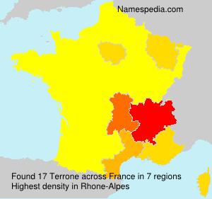 Surname Terrone in France Surname Terrone in France