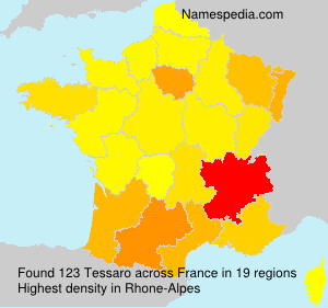 Surname Tessaro in France Surname Tessaro in France