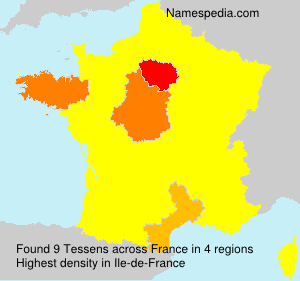 Surname Tessens in France Surname Tessens in France
