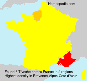 Surname Tfyeche in France Surname Tfyeche in France
