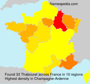 Surname Thabouret in France Surname Thabouret in France