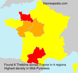 Surname Thebline in France Surname Thebline in France