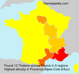 Surname Thelene in France Surname Thelene in France