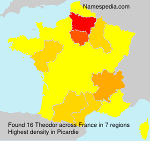 Surname Theodor in France Surname Theodor in France
