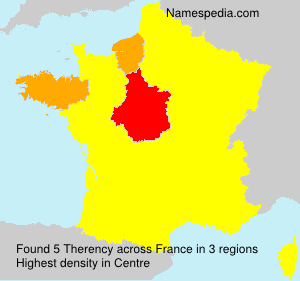 Surname Therency in France Surname Therency in France