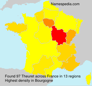 Surname Theuret in France Surname Theuret in France