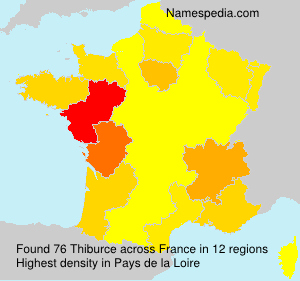 Surname Thiburce in France Surname Thiburce in France