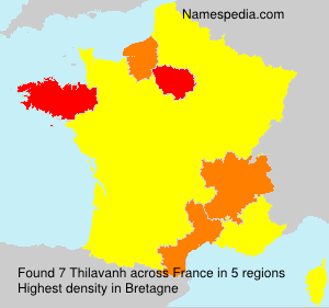 Surname Thilavanh in France Surname Thilavanh in France