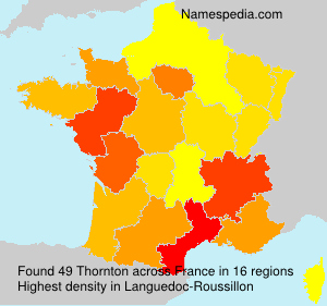 Surname Thornton in France Surname Thornton in France